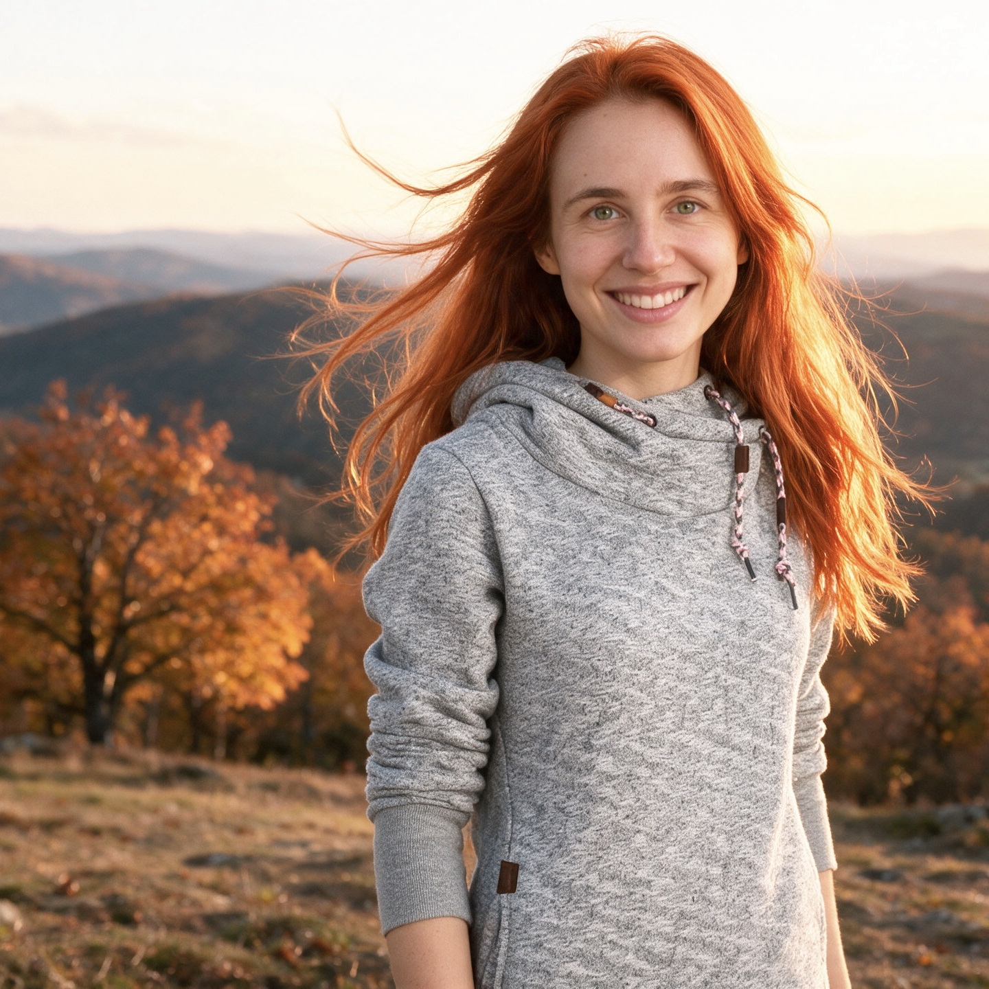 Girl with Hennatura henna red hair
