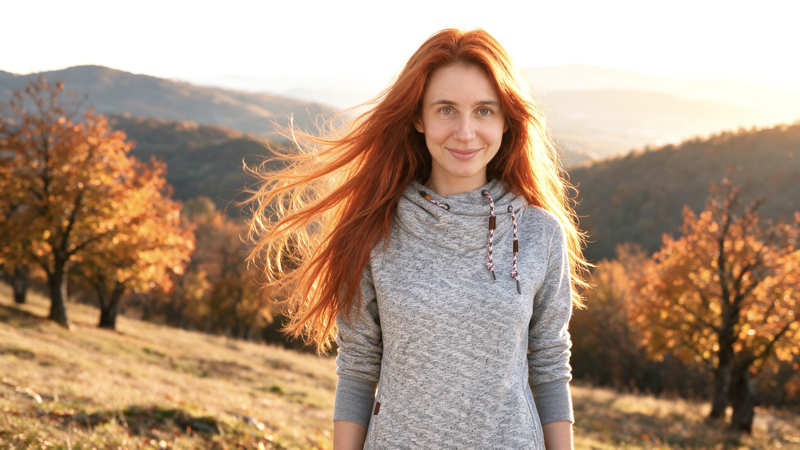 Girl with Hennatura henna red hair