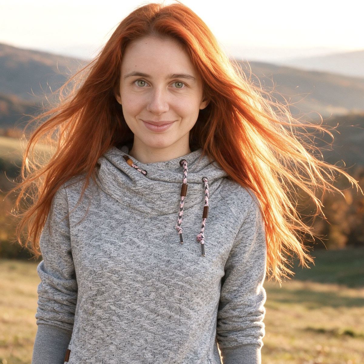Girl with Hennatura henna red hair